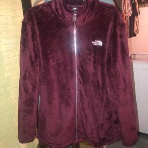 Plus size zip up North Face fleece 2X